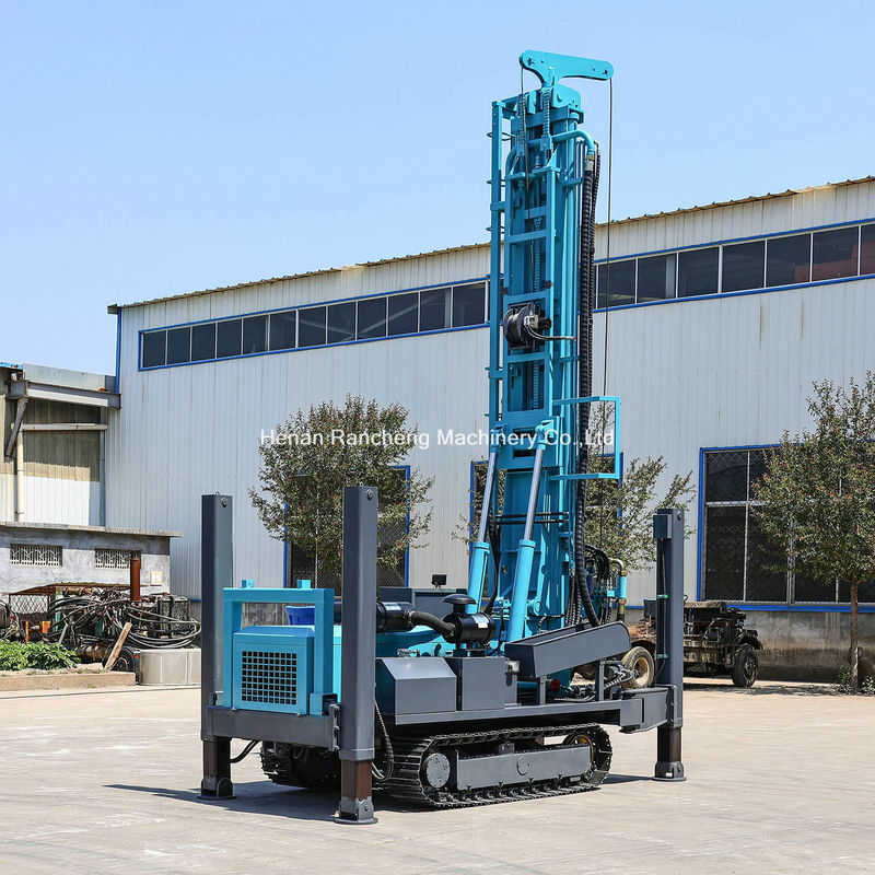 RCF280C Staal Crawler Water Well Drilling Rig Machine 280m Diepte Ondergrondse Boring Hole Drilling Rig
