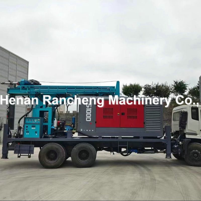 Volledig hydraulisch waterputboorapparaat Boorgat 500m diep Truck gemonteerd waterputboorrig