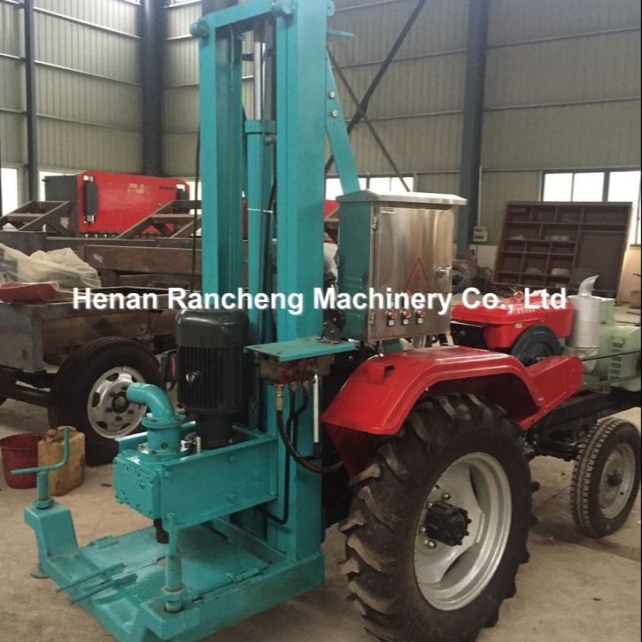 150m DTH Hydraulische waterput boormachine Draagbare pneumatische tractor gemonteerde boormachine