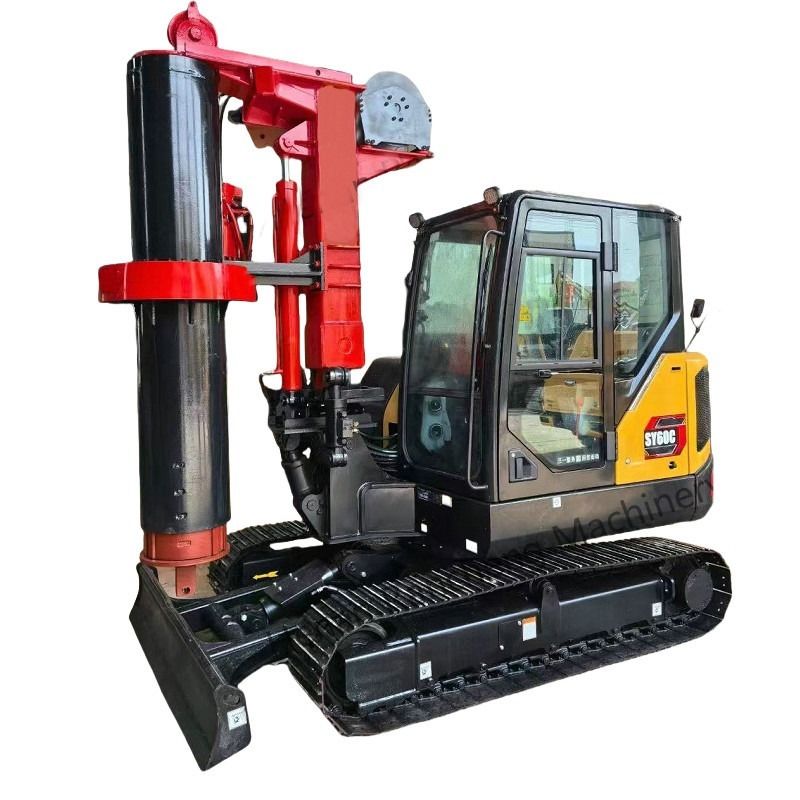RCQ-10C Hydraulische mini-stapel boormachine 10m diepte met 10-45 RPM R/Min draaisnelheid