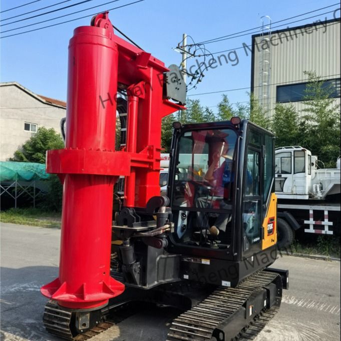 RCQ-10C Hydraulische mini-stapel boormachine 10m diepte met 10-45 RPM R/Min draaisnelheid