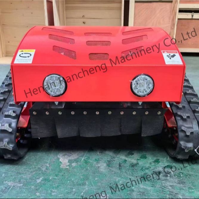 Crawler Type Vierwiel Hybride Afstandsbediening Grasmaaier 8 pk Benzinemotor