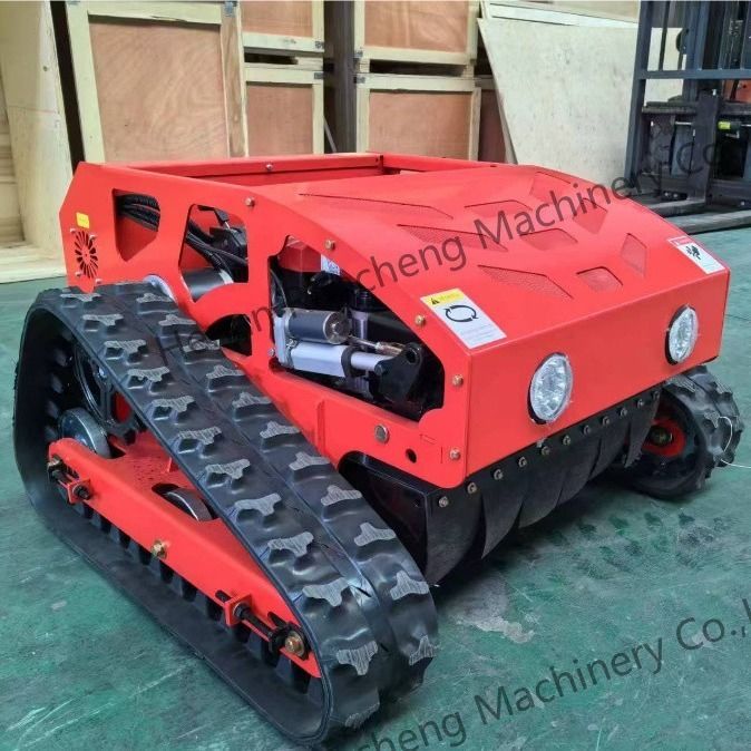 Crawler Type Vierwiel Hybride Afstandsbediening Grasmaaier 8 pk Benzinemotor