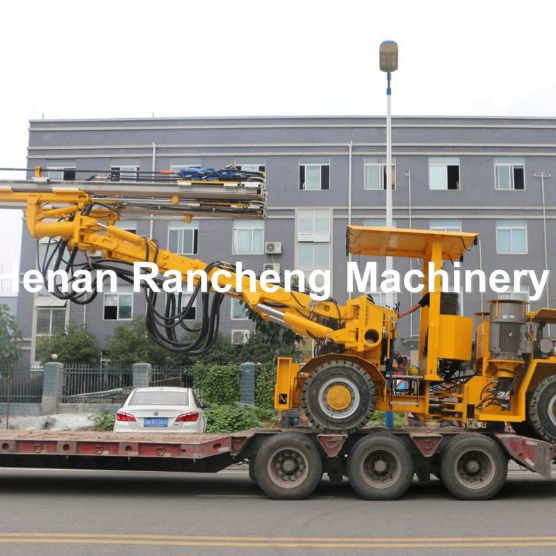 RCZ-22J All Hydraulic Tunneling Jumbo Drilling Rig 3880mm Boring Depth Met 93KW / 125HP Diesel Motor Power