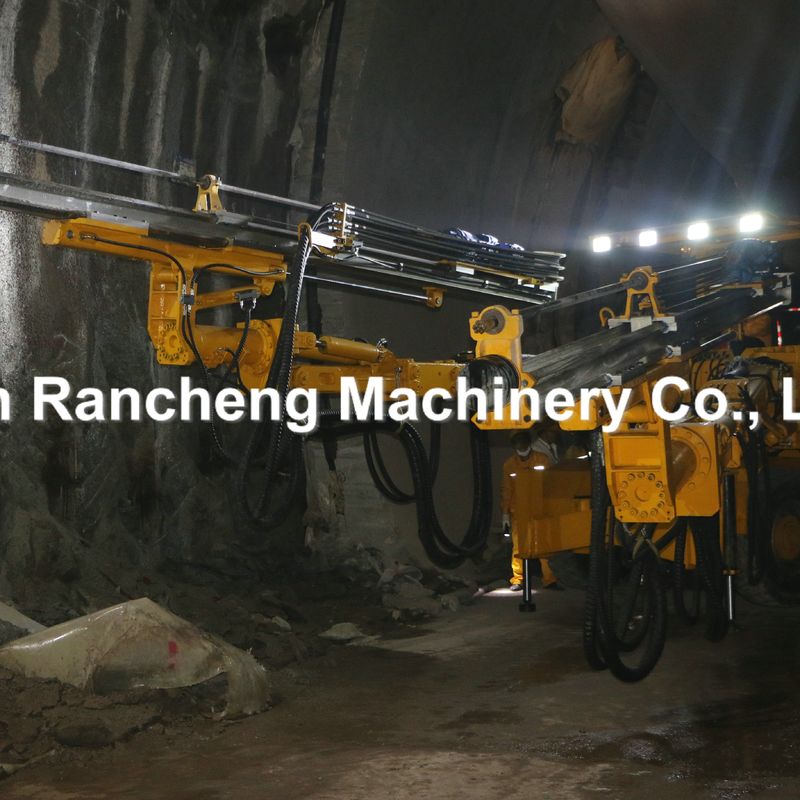 RCZ-22J All Hydraulic Tunneling Jumbo Drilling Rig 3880mm Boring Depth Met 93KW / 125HP Diesel Motor Power