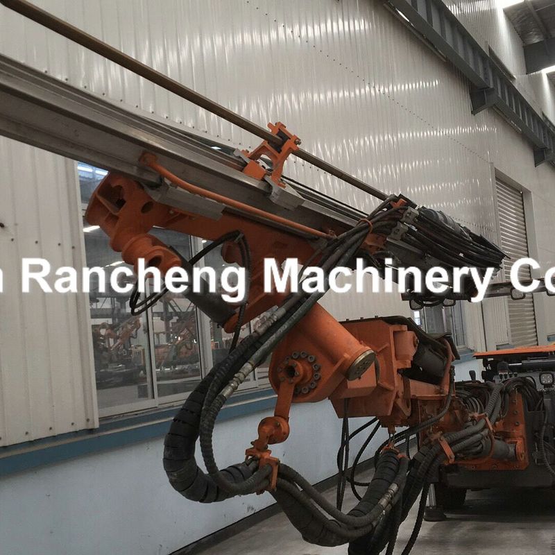 RCZ-22J All Hydraulic Tunneling Jumbo Drilling Rig 3880mm Boring Depth Met 93KW / 125HP Diesel Motor Power