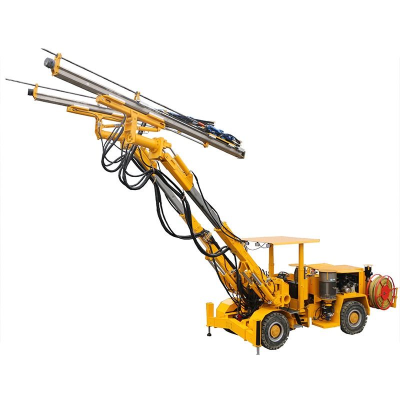 RCZ-22J All Hydraulic Tunneling Jumbo Drilling Rig 3880mm Boring Depth Met 93KW / 125HP Diesel Motor Power