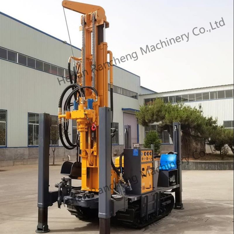 Boordiepte 350m 91KW Yuchai motor waterput boormachine 22T hefkracht