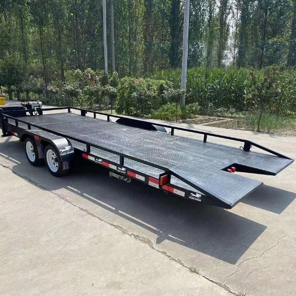 5t 5m*2,2m platform vrachtwagen half aanhangwagen as voor vrachtvervoer
