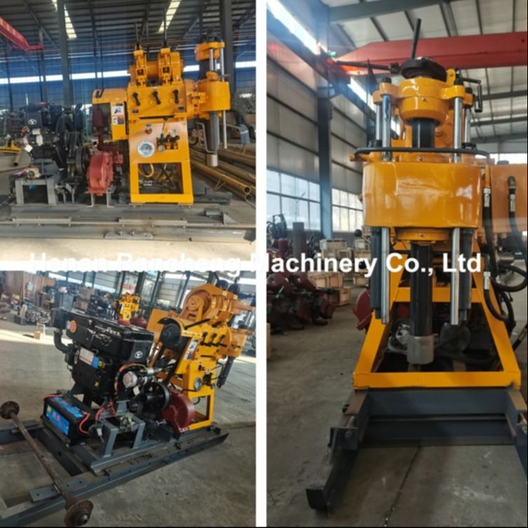 200m diepte hydraulische kleine boorgat boormachine Mutil Functionele boormachine met 20 pk dieselmotor