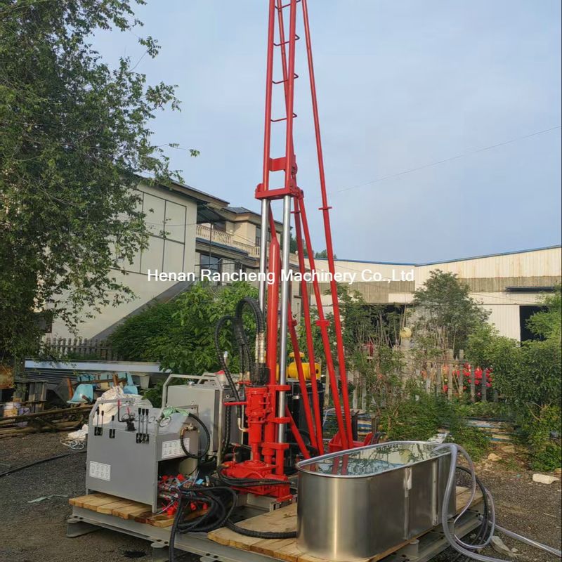 100-240 RPM Lier nominale rotatiesnelheid Small Core Drilling Rig 96L/Min Hydraulisch systeem Nominale stroom