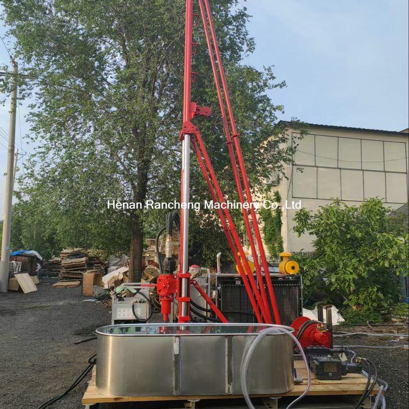 100-240 RPM Lier nominale rotatiesnelheid Small Core Drilling Rig 96L/Min Hydraulisch systeem Nominale stroom