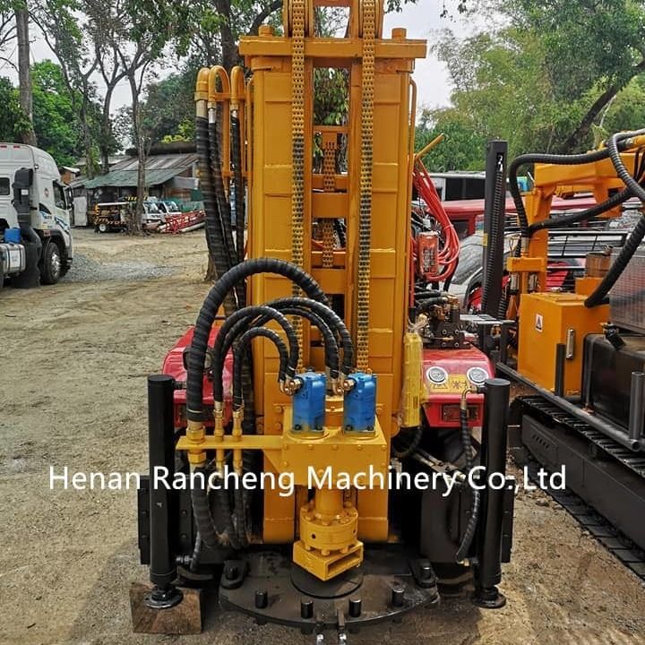 Tractor Diesel motor aangedreven 200m diep boorgat boormachine voor waterputten