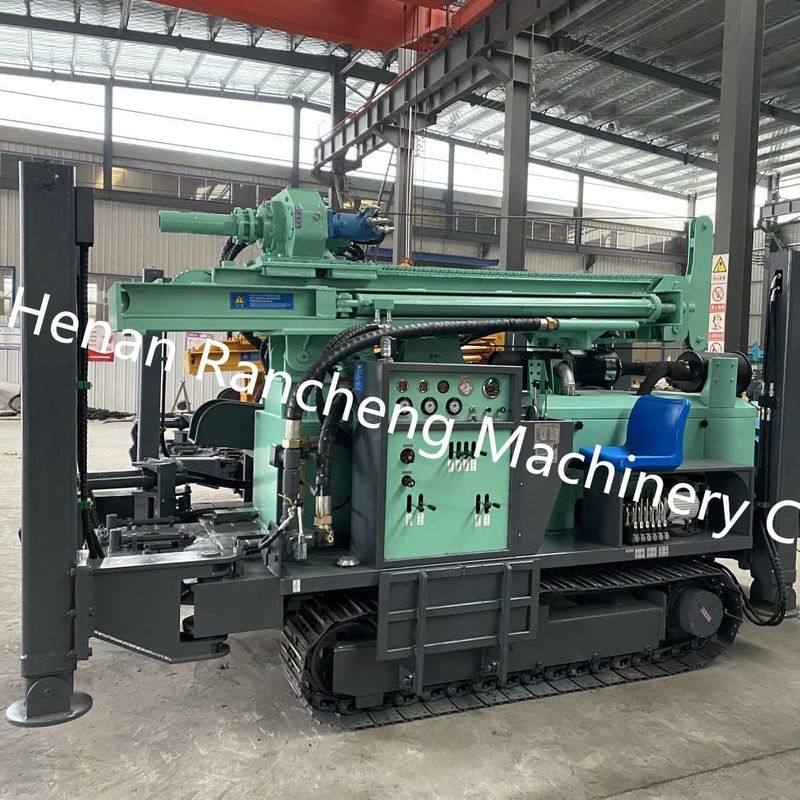 Diepboorgat DTH-boorinstallatie 350m diepte waterputmachine volledig hydraulische bediening