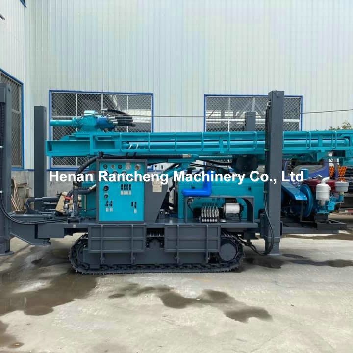 RCF280C staal-tracks-mounted waterput boormachine met een boordiepte van 280 meter