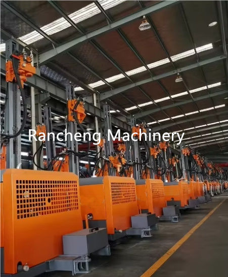 Hydraulische oppervlakte-down-the-hole gescheiden (DTH) boormachine voor open-pit mijnbouw