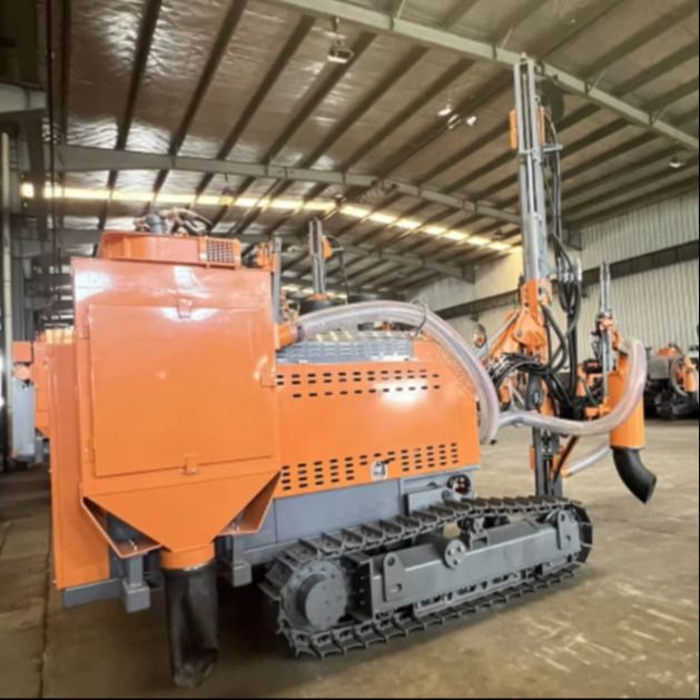 Hydraulische oppervlakte Down-The-Hole (DTH) boorinstallatie met gescheiden aandrijving voor 3200 N.M rotatiemoment