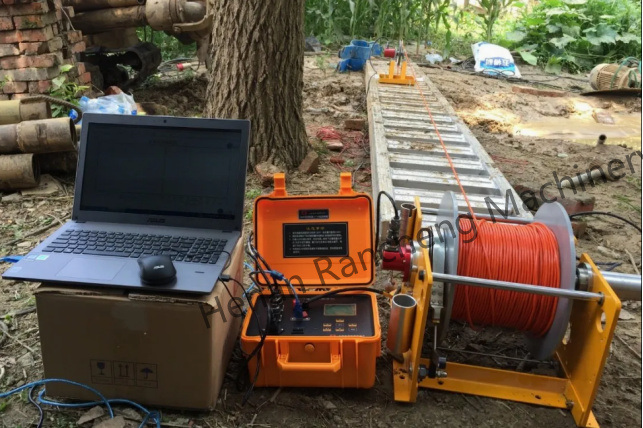 300m Geofysische apparatuur Boorgat Waterput Log Tool Lichtbare weerstand meten Logging systeem