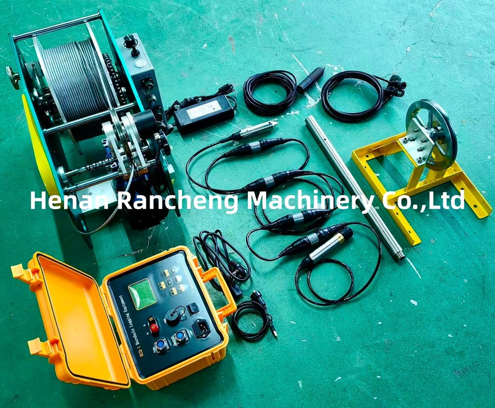 300m Geofysische apparatuur Boorgat Waterput Log Tool Lichtbare weerstand meten Logging systeem