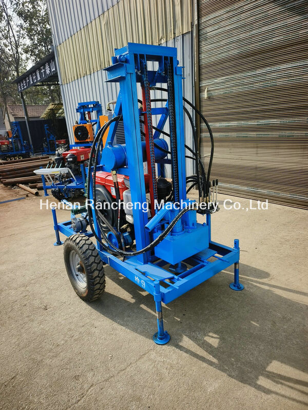 150 m boorgediepte Draagbare waterputboormachine met 450 mm boorgatdiameter