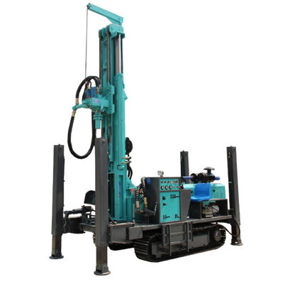 280m Boordiepte Hydraulische crawler waterput boormachine 70 kW Yuchai motor