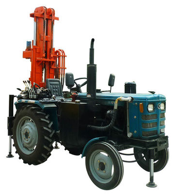 200m diepte boorgat boormachine 40hp paardenkracht aanhangwagen gemonteerd boorapparaat