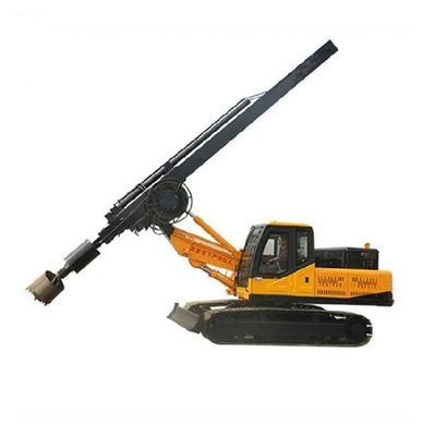 Hydraulische oliecilinder roterende boormachine 15m / 20m Diepte 110KW Cu-mmins motor