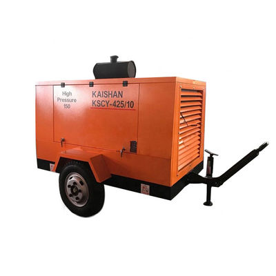 425CFM Capaciteit Boorluchtcompressor 10 bar Werkdruk 160 pk Vermogen