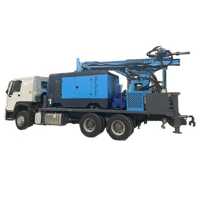 500 m diepte put boorrig water trucks 266HP lading motor 40 - 130rpm rotatiesnelheid