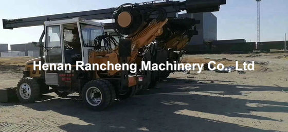 Wieltype Piling Piling Hydraulische rig 11m / 13m / 15m / 20m Diepte