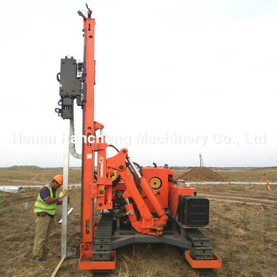 RC260Y Pile Drilling Machine Photovoltaic Crawler Hydraulische Helical Solar Pile Driver