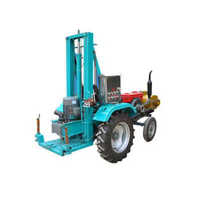 150m diepte boorgat boormachine 30KW vier wielen tractor water put boor rig