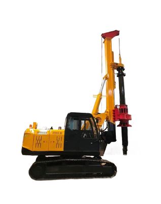 Crawler gemonteerde roterende boorequipment 190KW motorvermogen 60m stapeldiepte