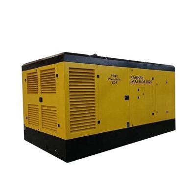 Dieselmotor boorluchtcompressor 35 - 25bar Druk 30 - 35m3/min Capaciteit