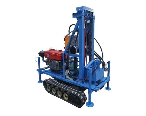 crawler type Draagbare boormachine voor waterputten 150m Diepte 1500mm Boorlengte