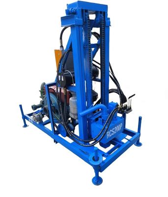100 mm - 450 mm Dia Draagbare waterboremachine 150 m diepte met twee wielen