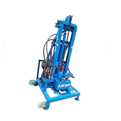 Twee wielen draagbare waterput boremachine 8 pk vermogen 100m boring diepte