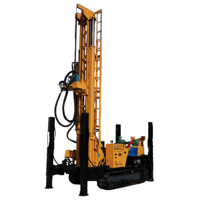 400m diepte staal crawler gemonteerd waterput boren machine 92KW Yuchai motor