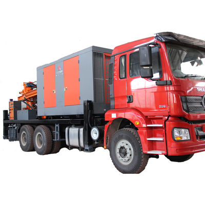 Truck waterput boorrig 260m Diepte 155KW Belasting Voertuig motor 20T Gewicht