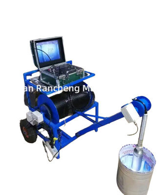 Buitenvisueel waterdicht beeldscherm Boorgatbeeldscherm met aangepaste loggingkabel en monitor Grootte 16 inch