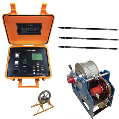 500 m draagbare geofysische boorput logging apparatuur waterput logging apparatuur voor water detector