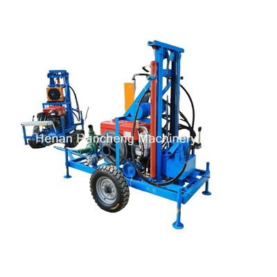 Draagbare boormachine voor waterputten met 150 m boordiepte en 450 mm diameter