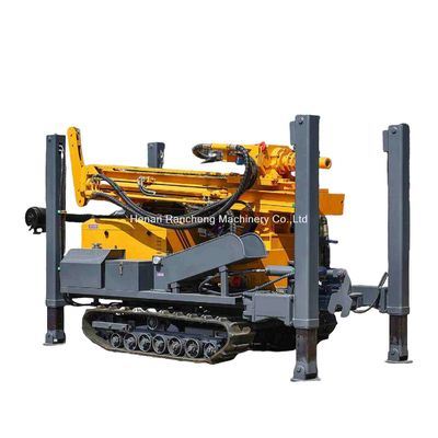 Warm verkopen Diepte 200m Crawler gemonteerde waterput boormachine 58KW YuChai Diesel motor