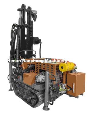 150m diep draagbare mini-kruiper waterput boormachine voor waterboring projecten