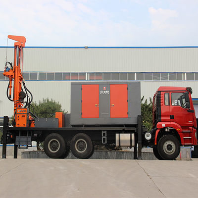 Hydraulische boormachine voor putten van 350 m Montageboortruck Prijs Diesel Waterboormachine Te koop