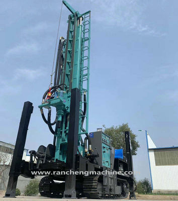280m diepte rotsen boormachine lucht DTH water goed boren gat boorrig