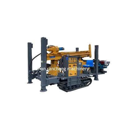 Maximaal 200m diepte Hydraulische crawler waterput boormachine met 58 kW dieselmotor