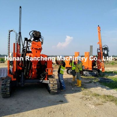 20 - 100m diepte crawler hydraulische zonnepijl driver met 7000N.M koppel
