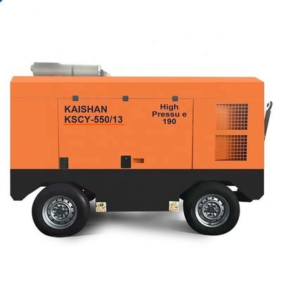 550CFM 13Bar 180HP luchtcompressor voor hamer boren mijnbouw industrie