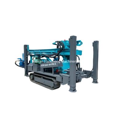 350 m diep boorgat met kruiper gemonteerd waterput boormachine